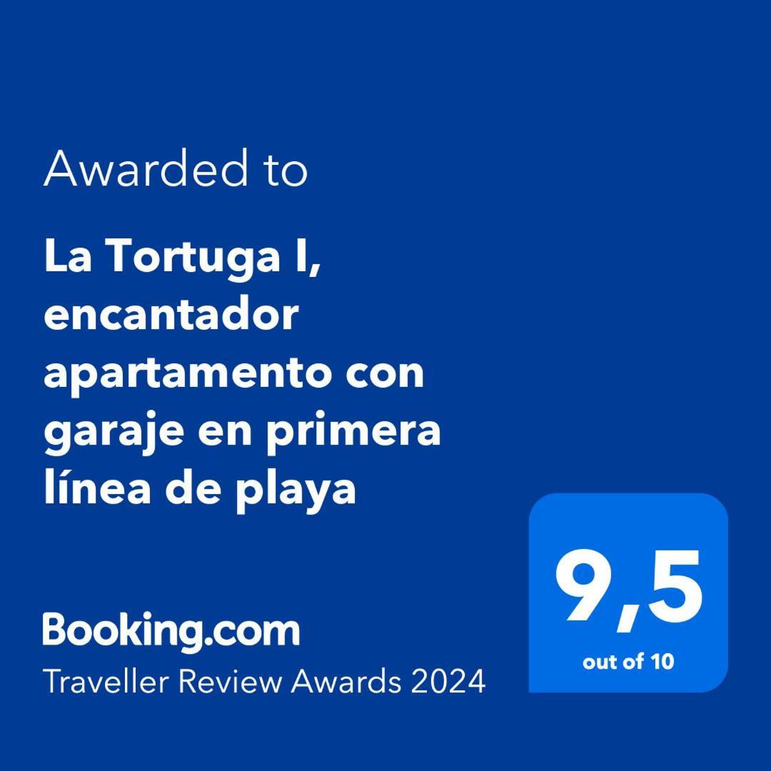 La Tortuga I, Encantador Apartamento Con Garaje En Primera Linea De Playa Tarifa Exterior photo